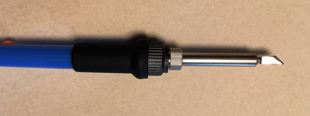 Adjustable soldering iron (comes with interchangeable tips).