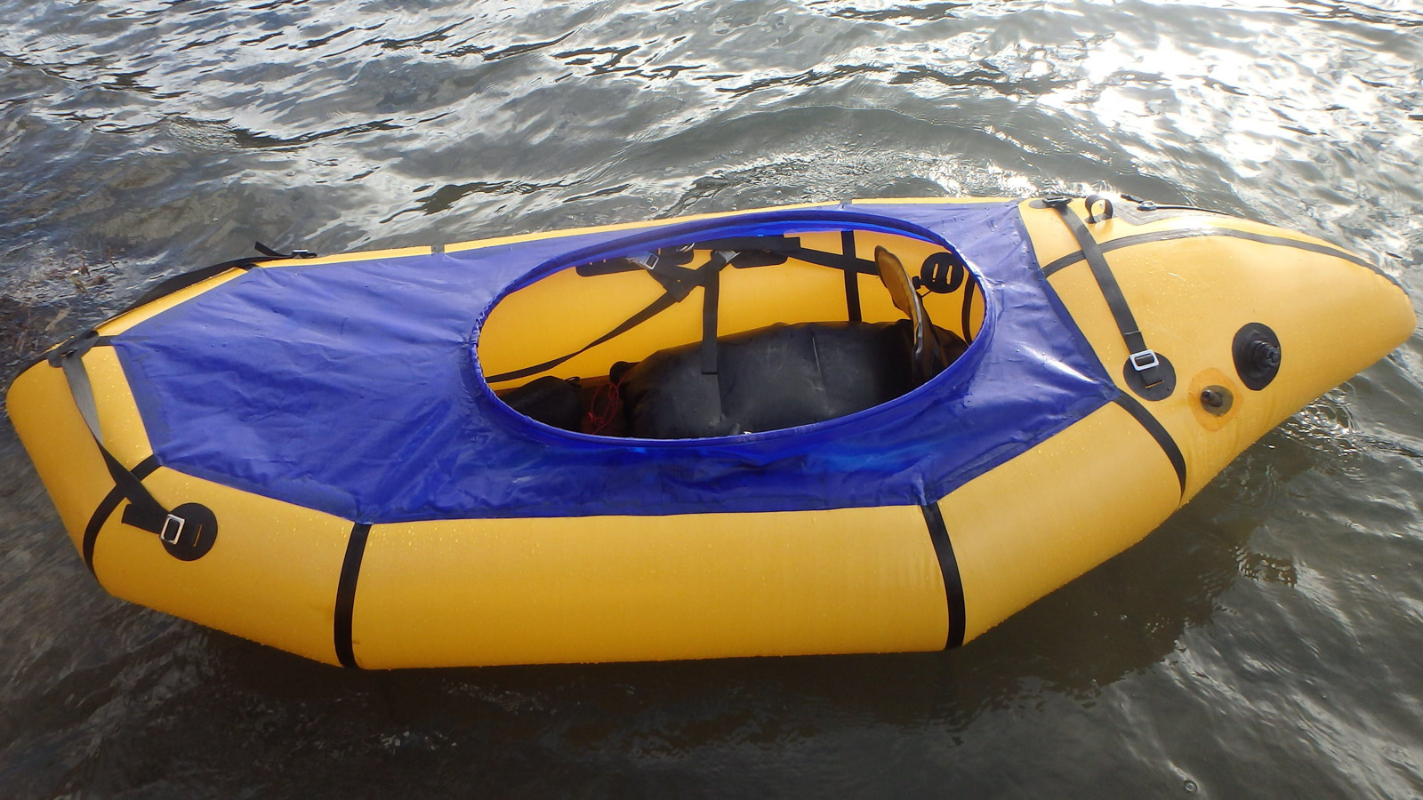 Add a Back Band, Thigh Straps, Spray Deck – DIY Packraft