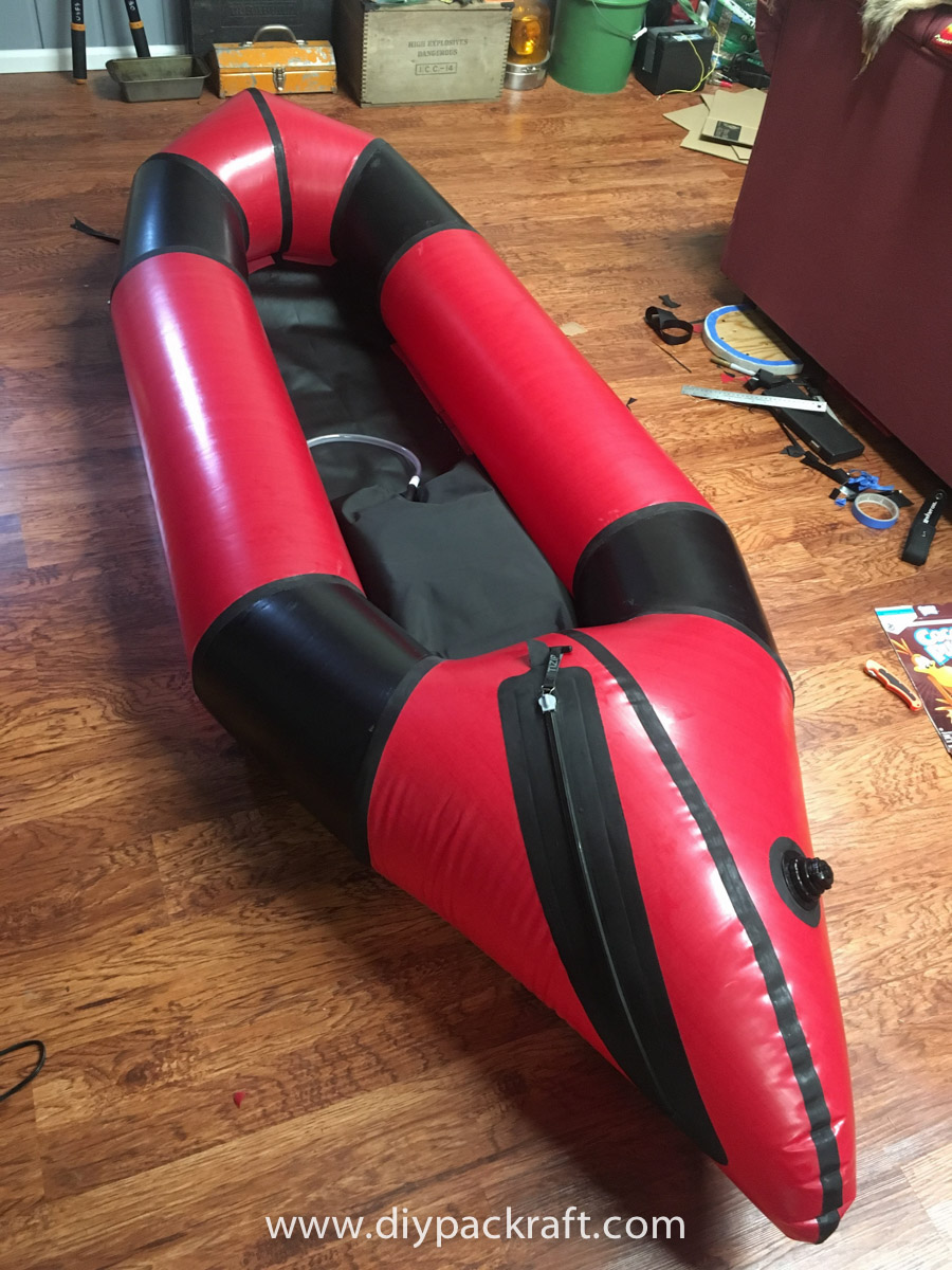 Adam's DIY Packraft Build Report - DIY Packraft