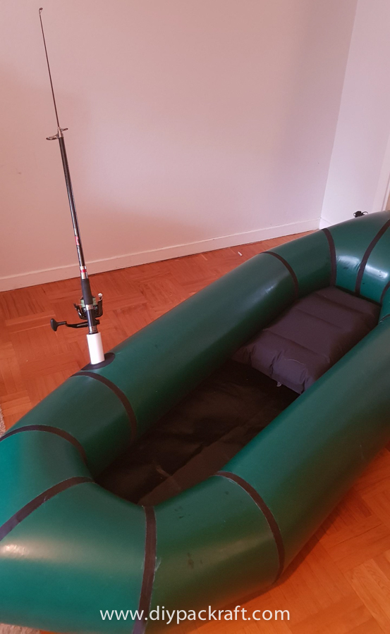 Packraft Fishing Rod Holder - DIY Packraft