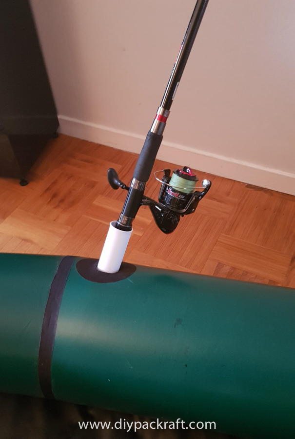 Packraft Fishing Rod Holder - DIY Packraft