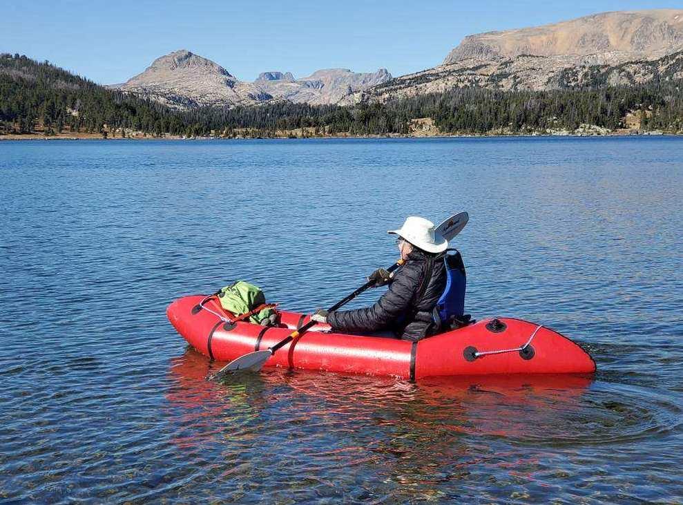 DIYpackraft Skeena on Island Lake