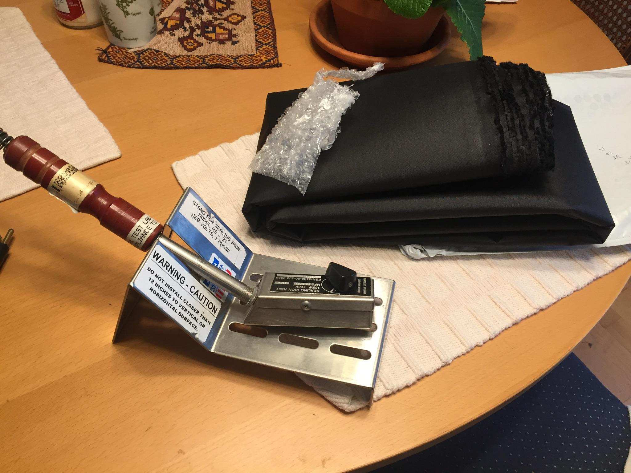 Ebay heat sealing iron