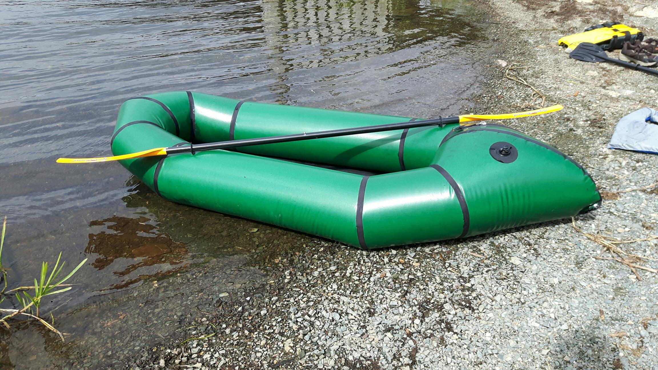 Dave's packraft - newly completed