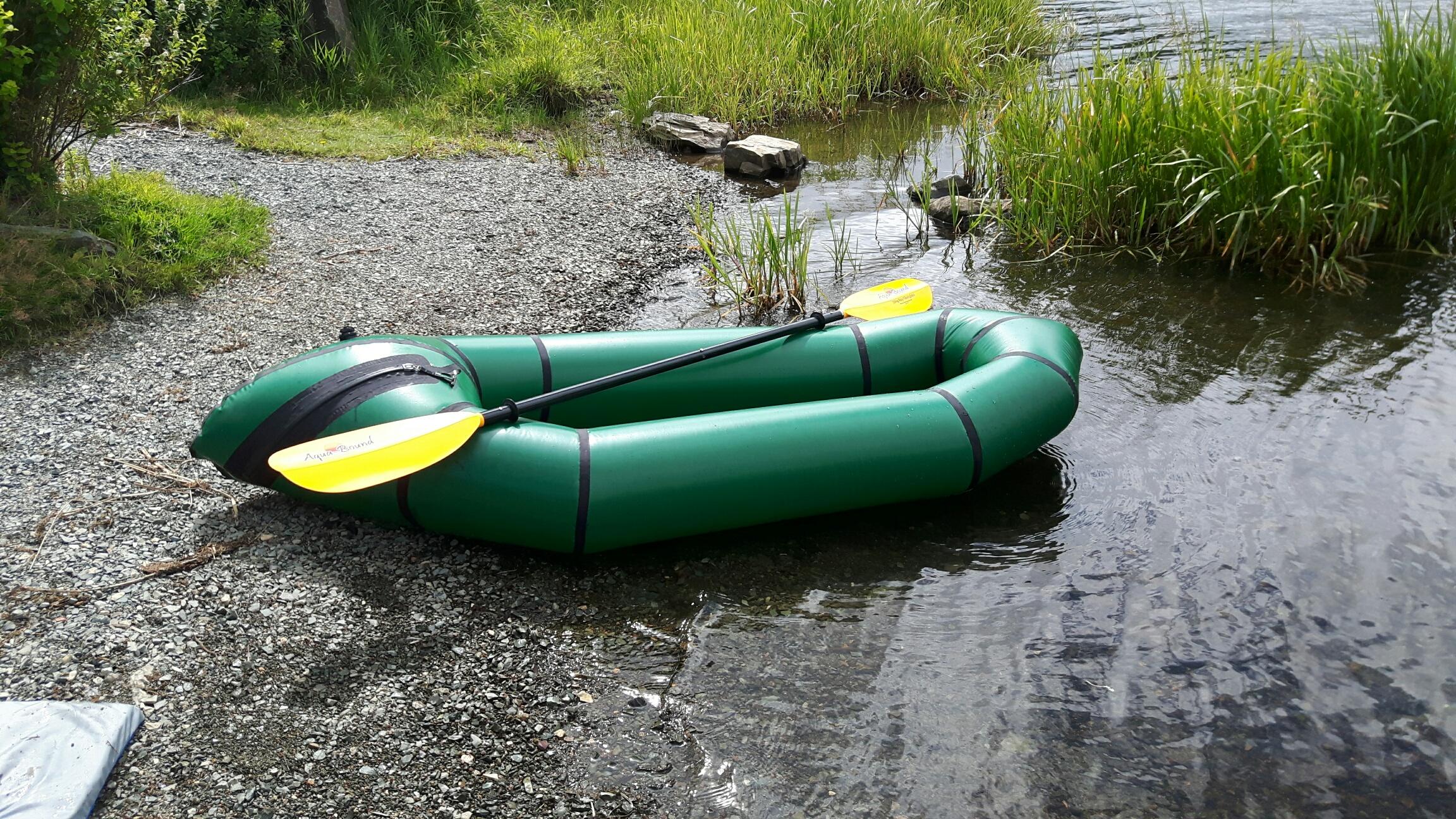 Dave's packraft - newly completed
