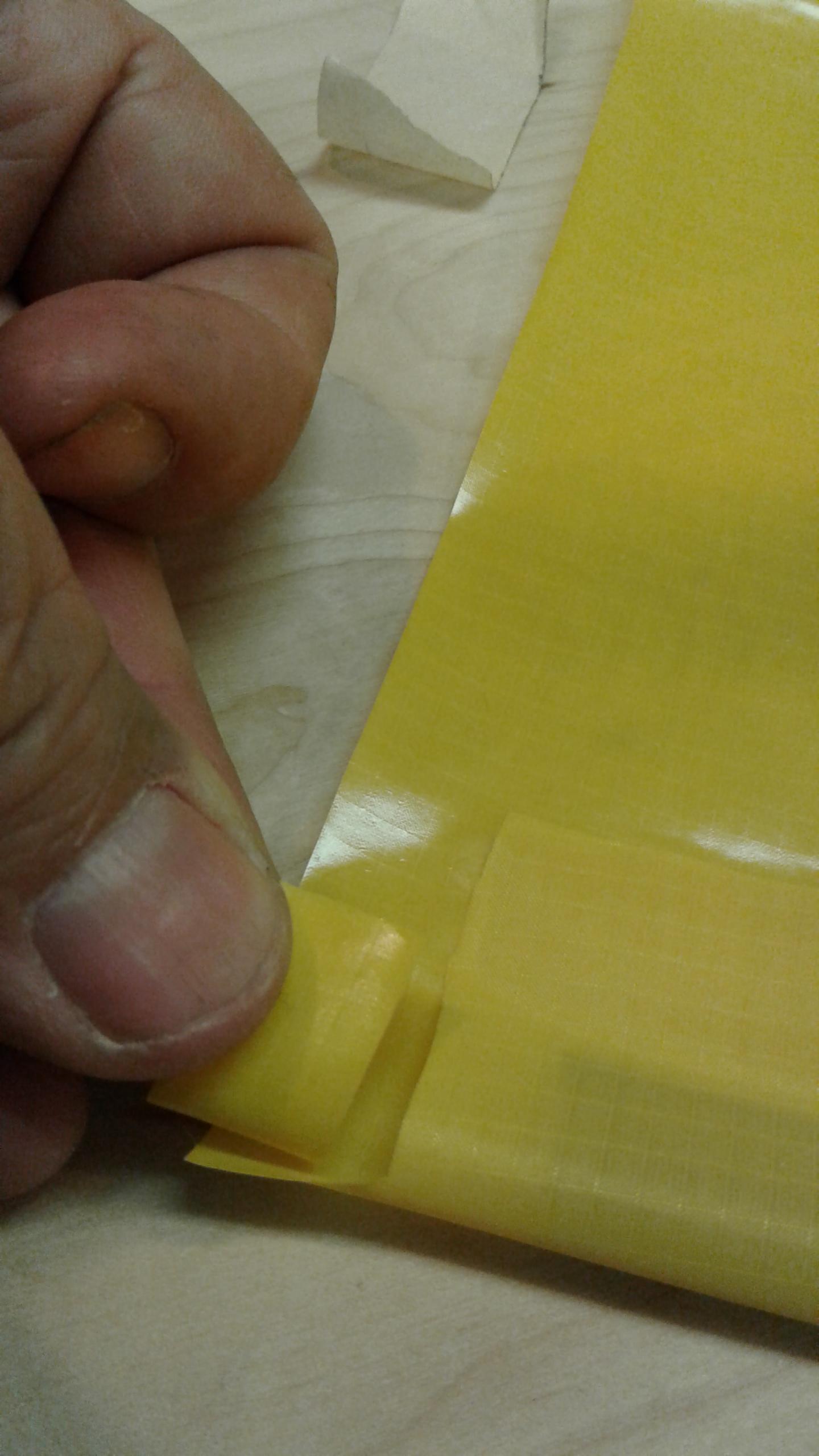 Reinforcing the webbing tube at the seam.