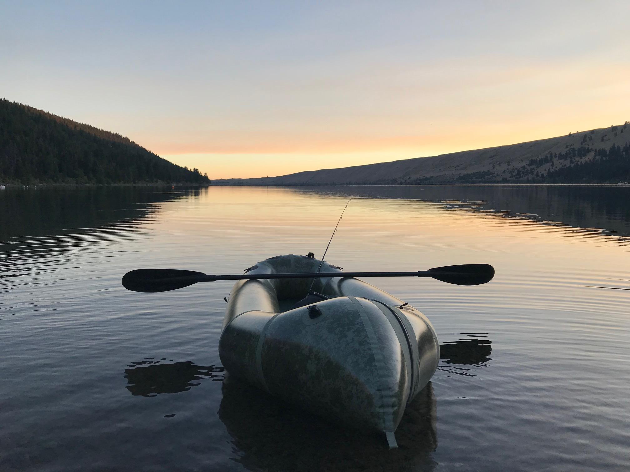 Sunrise on Wallowa Lake, Oregon